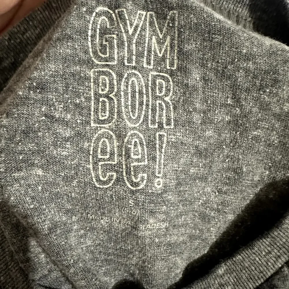 Gymboree Graphic T Shirt Gray Grey Made You Smile Emoji S Small 5 6